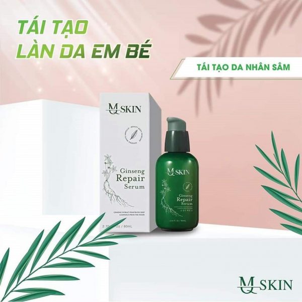 thay da nhân sâm MQ SKIN tái tạo da mới