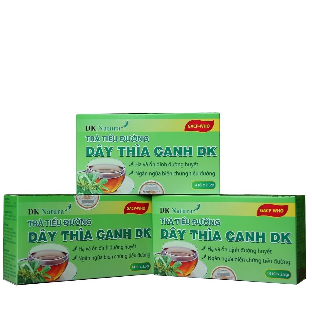 COMBO 2 HỘP TRÀ TIỂU ĐƯỜNG THÌA CANH DK- TÚI LỌC 14 GÓI
