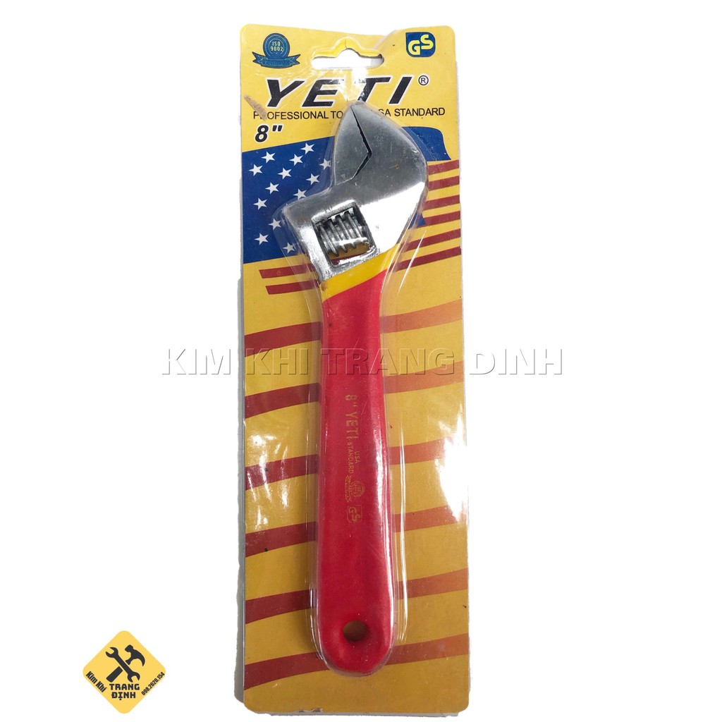Mỏ lết Yeti 8”, 10”, 12”,15” -1 chiếc