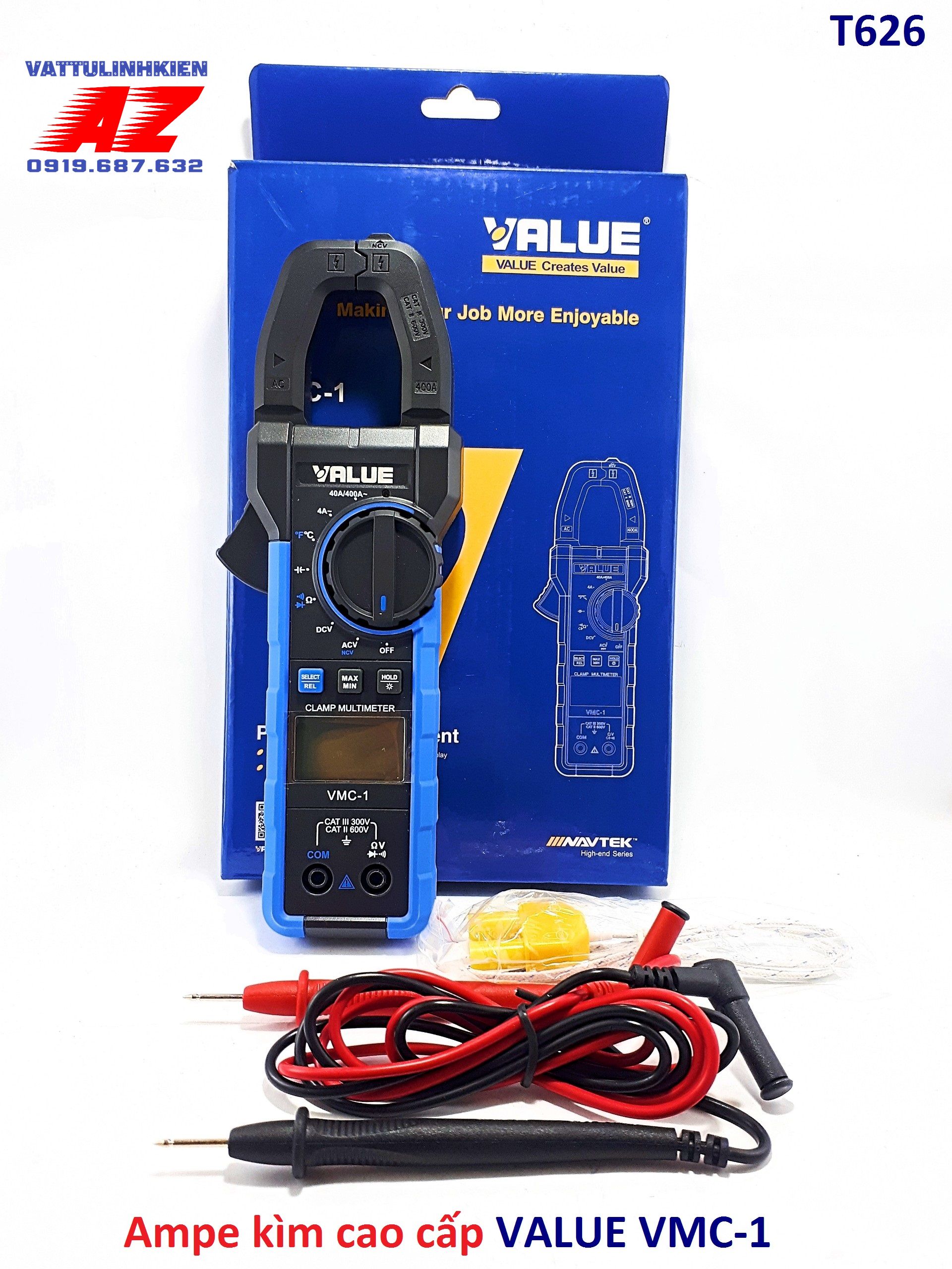 Đồng hồ Ampe kìm cao cấp VALUE Model: VMC-1