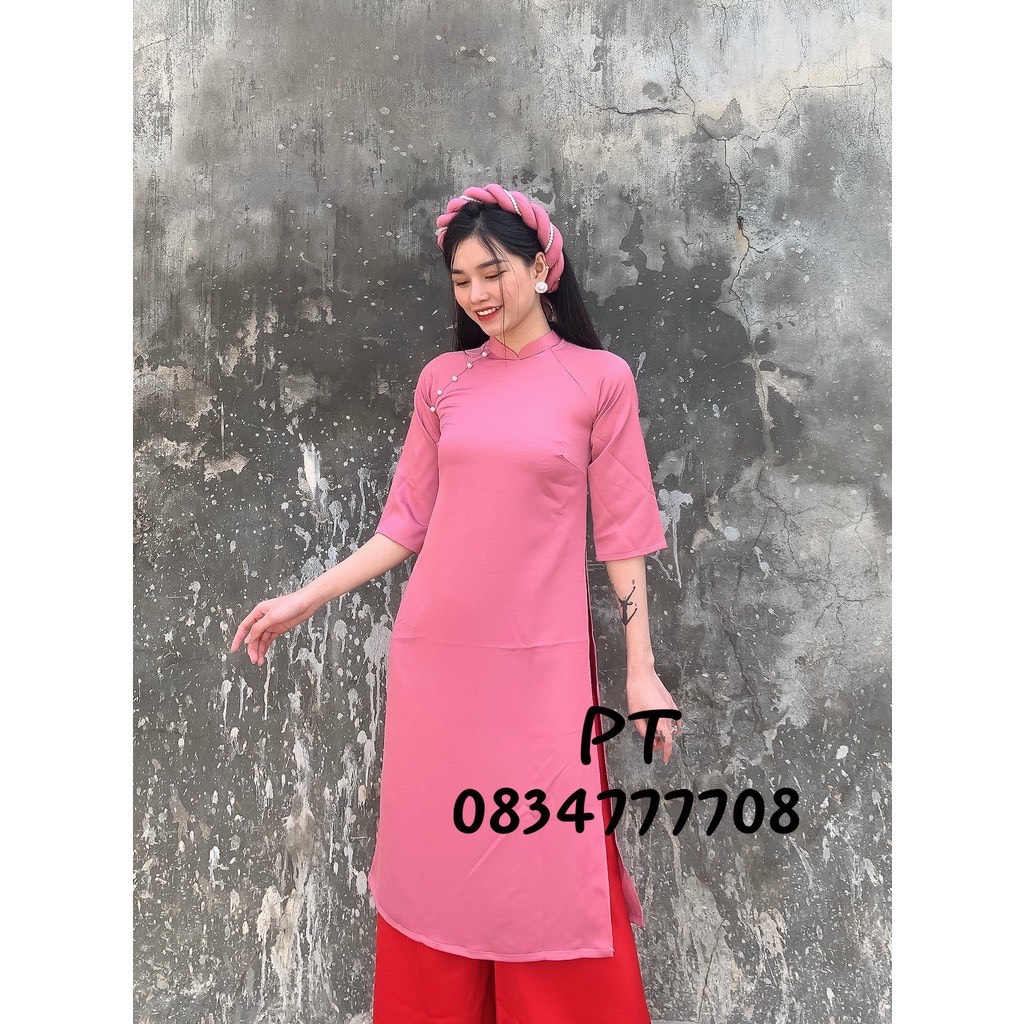 Áo dài cách tân nhiều màu hot tren