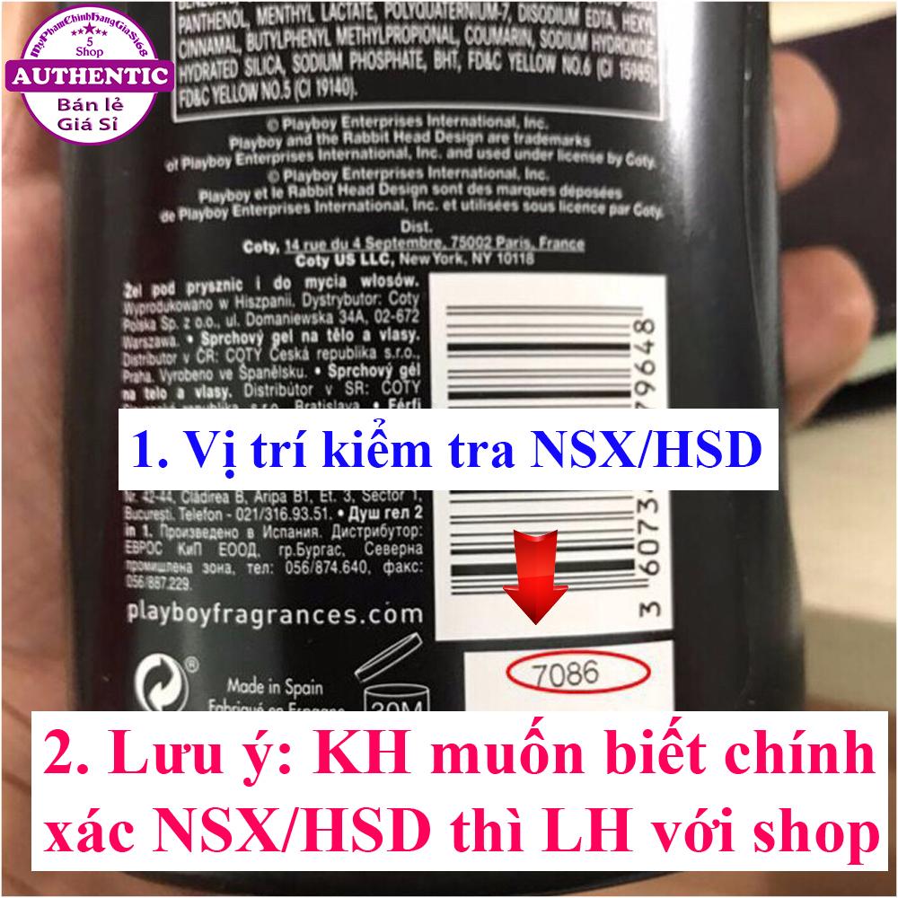 DẦU GỘI VÀ SỬA TẮM PLAYBOY 2IN1 - 400ML