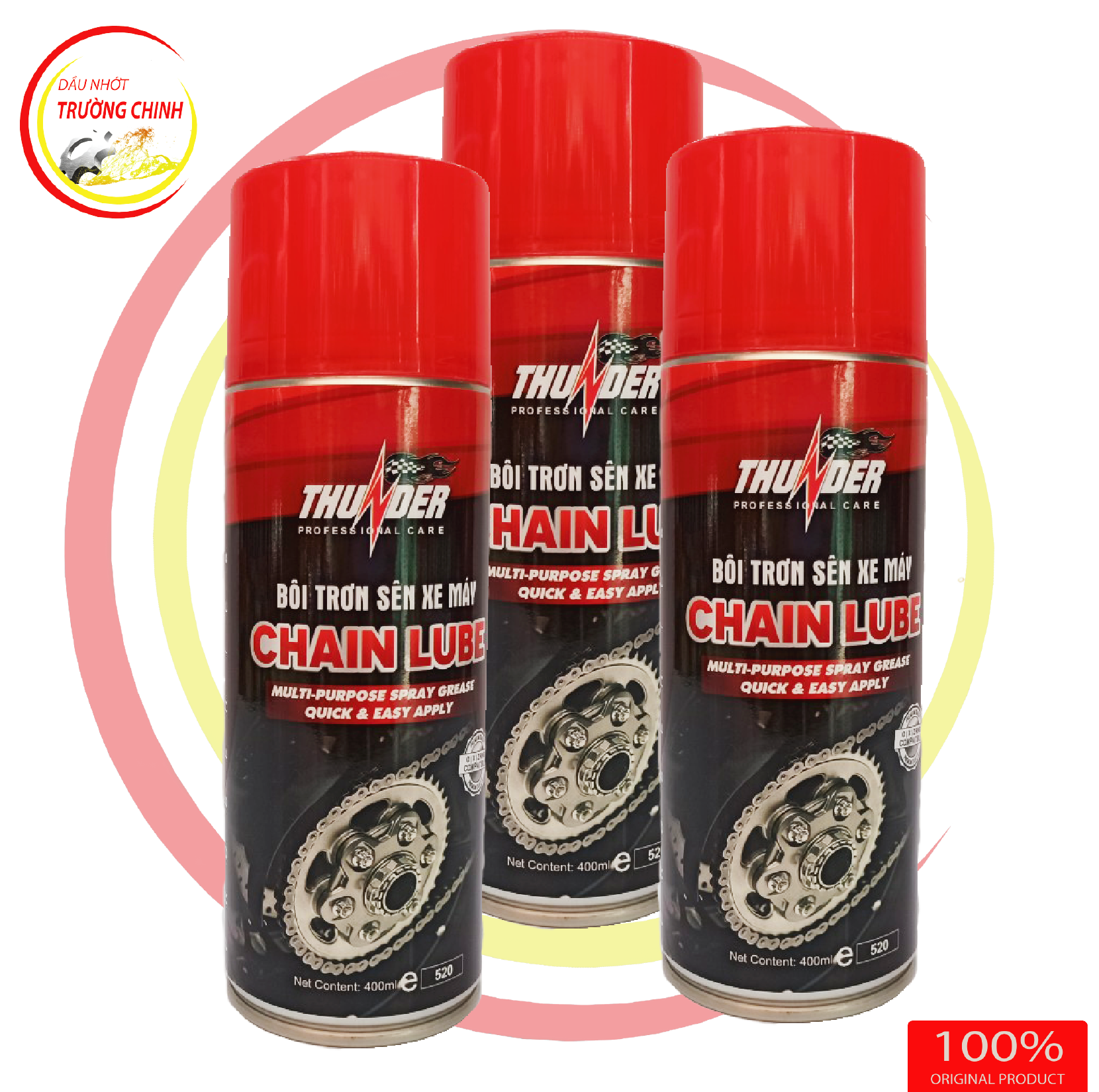 [HCM]CHAI RỬA SÊN VỆ SINH SÊN XE THUDER 400ML