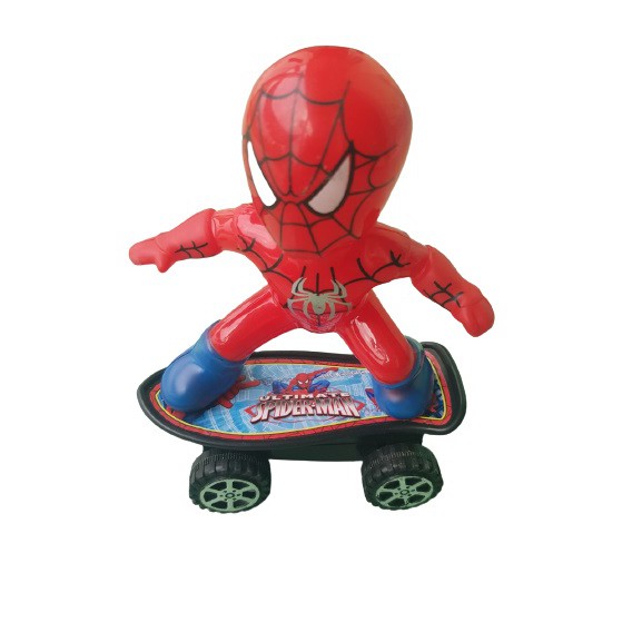 (with Video) Spider-Man Skateboard Toy (Zipper-Powered)