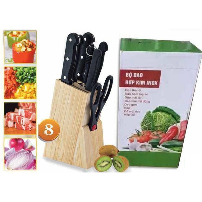 BỘ DAO KÉO 8 MÓN CAO CẤP