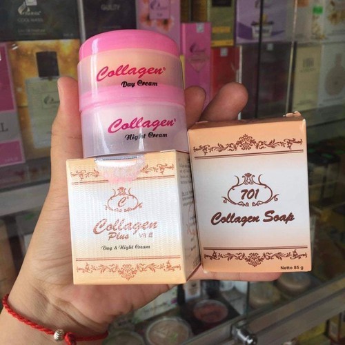 [HCM]Set kem Collagen 701 Ngày Và Đêm (tặng kèm Soap)
