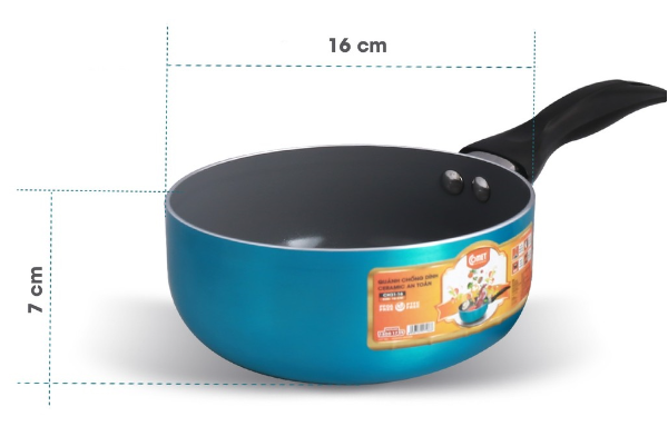 Quánh chống dính Ceramic an toàn COMET - CH31-16