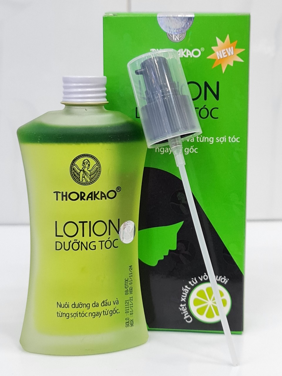 Lotion Dưỡng Tóc Tinh Dầu Bưởi Kích Thích Mọc Tóc Thorakao 120ml