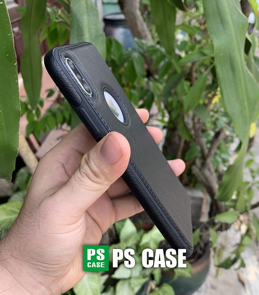 (Màu đen) Ốp lưng da iPhone XS MAX - IP XS MAX - PS CASE phân phối