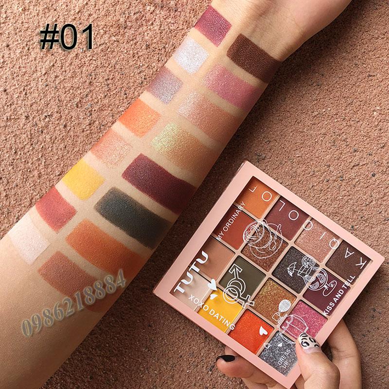 Bảng mắt 16 màu TUTU KAQI COLOR TKC51