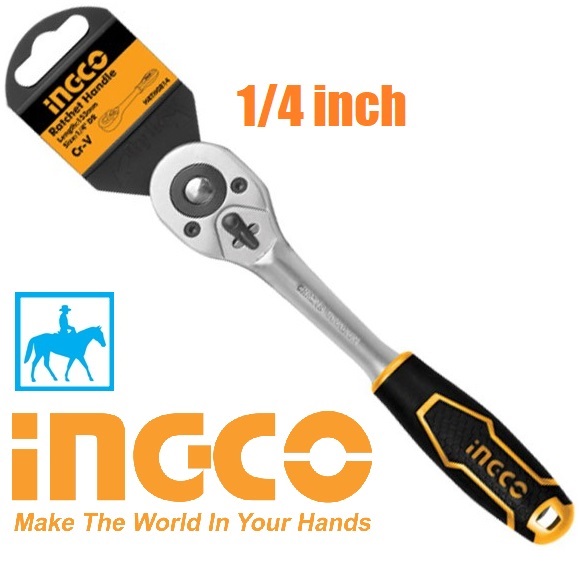 Cờ lê lực cần siết 2 chiều 1/4 1/2 INGCO TOTAL HRTH0814