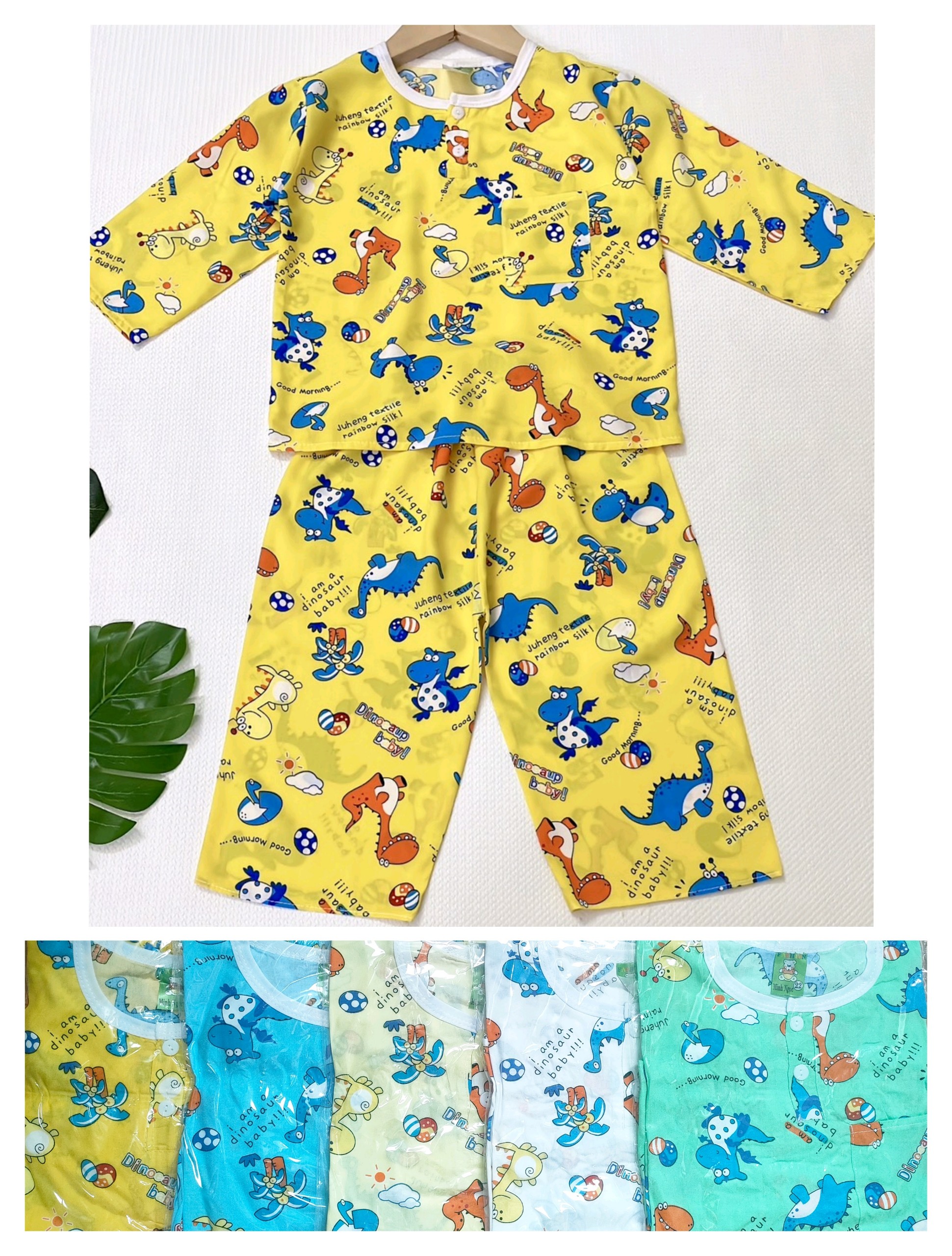 Bộ Tole Tay Dài Bé Trai (12-16kg) (giao màu ngẫu nhiên)