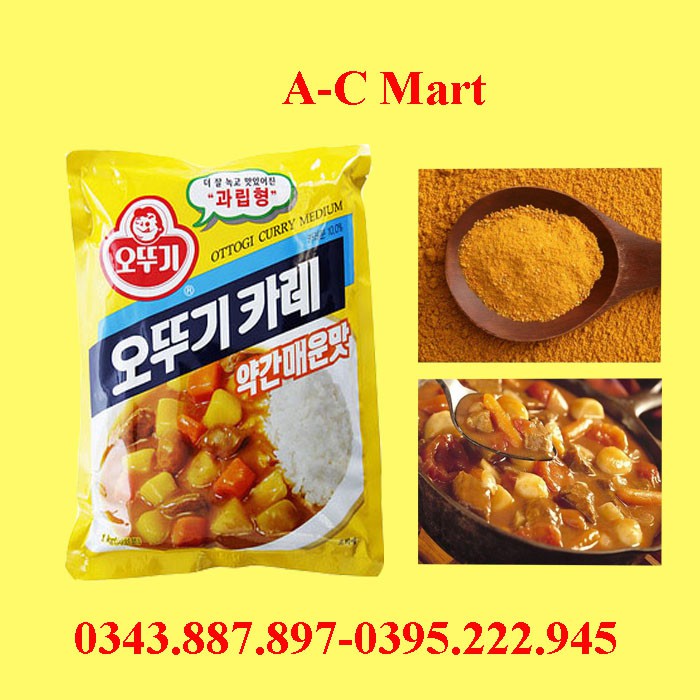 1KG BỘT CÀ RI HÀN QUỐC OTTOGI
