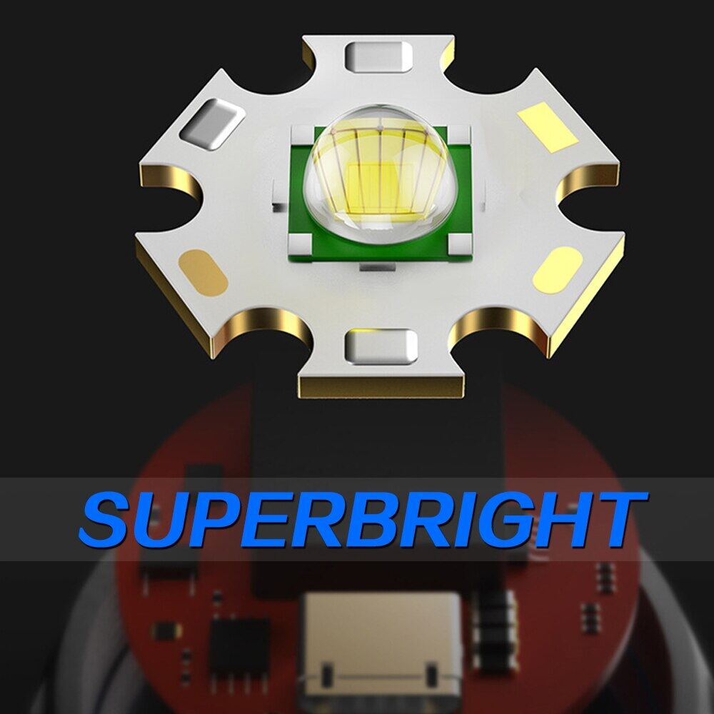 Đèn pin siêu sáng/Đèn pin cầm tay/đèn led chiếu xa chống nước/mini flashlight
