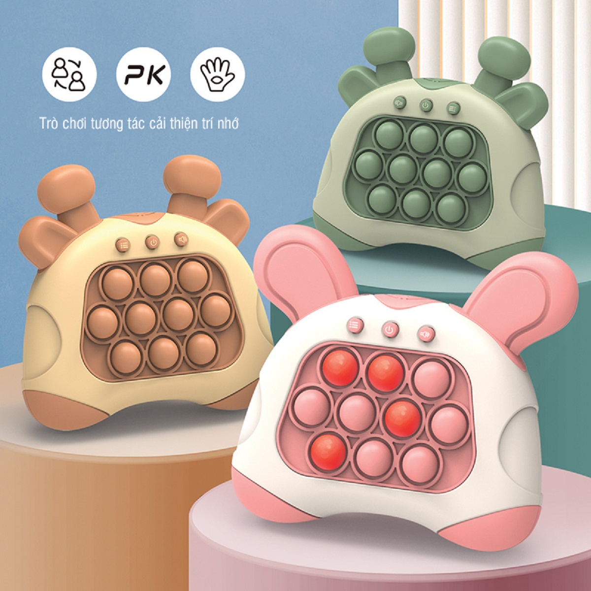 Đồ chơi cho bé máy chơi game Popit