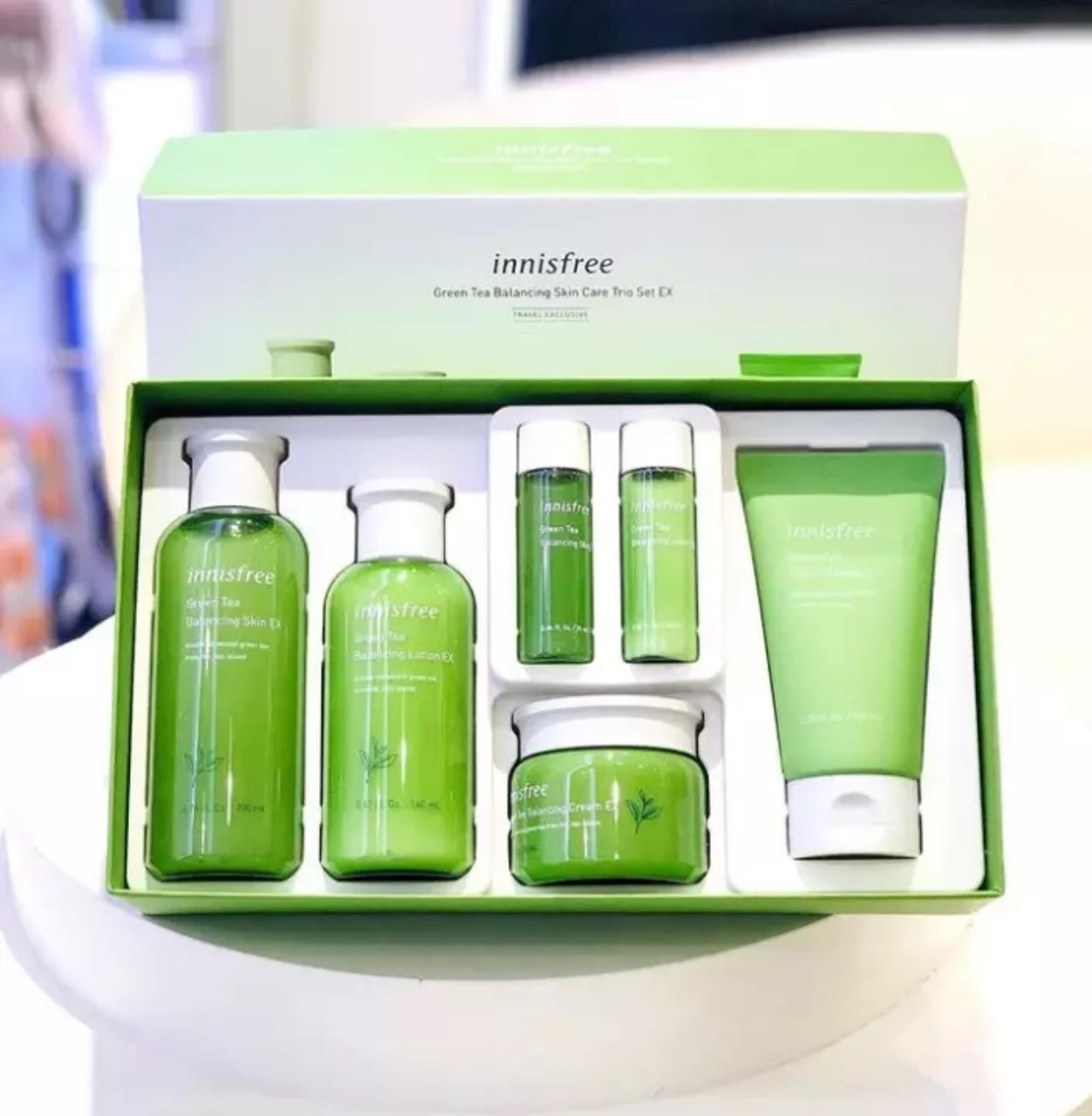 Bộ Dưỡng Da Trà Xanh Innisfree 6 Món Chăm Sóc Da Đặc Biệt