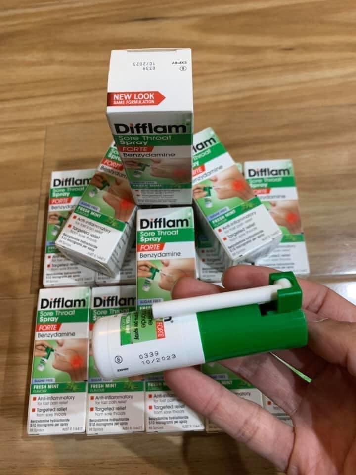 Xịt họng Difflam Anti-inflammatory Throat Spray 30ml