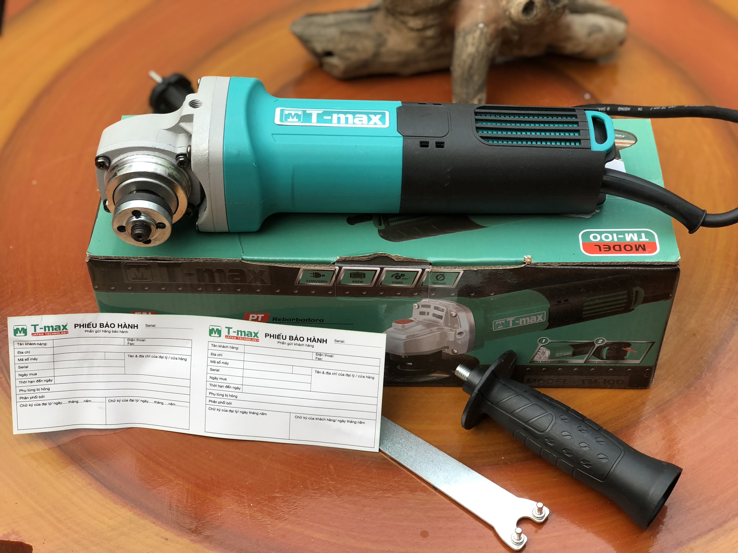 Máy mài góc 100 t-max 950w công tắc đuôi