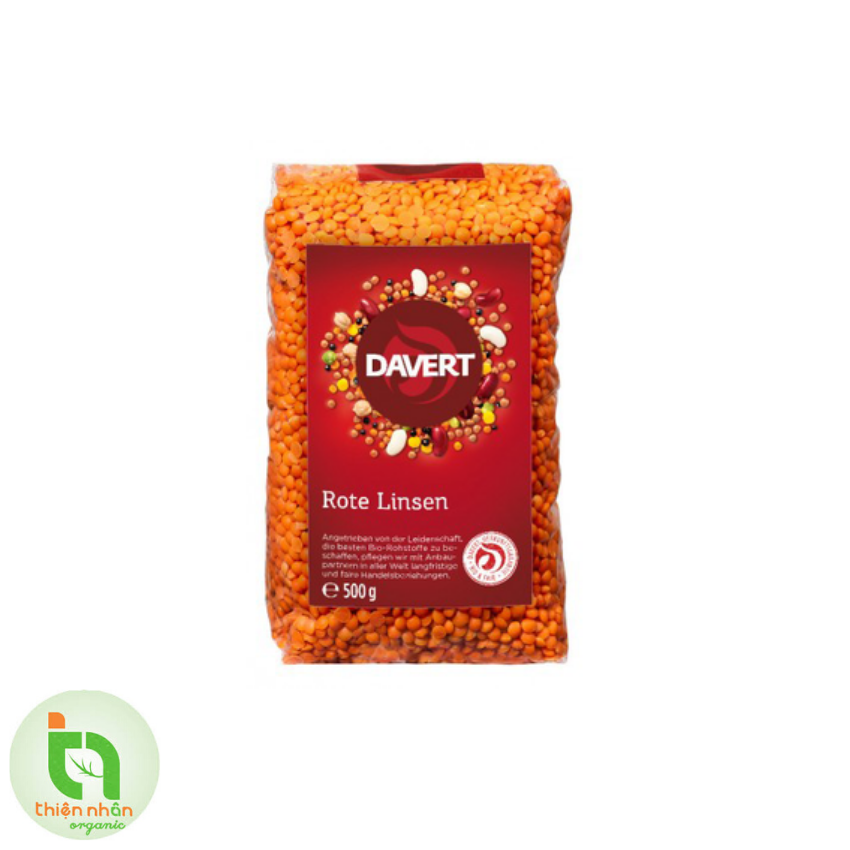 Đậu lăng đỏ hữu cơ Davert 500gr
