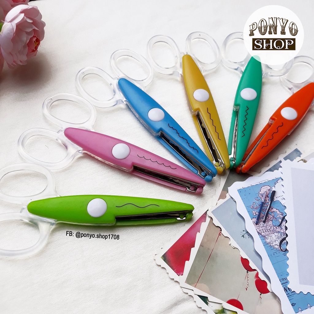 ✂️ Kéo cắt viền ảnh trang trí Scrapbook (Cỡ nhỏ)