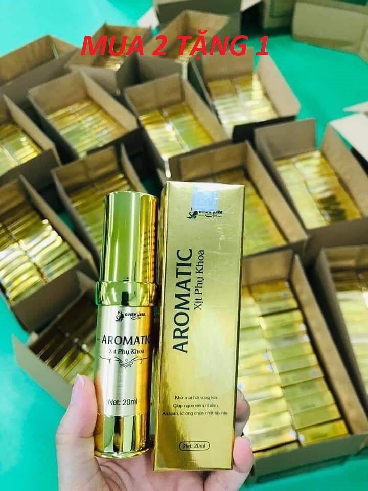 combo 2 lọ xịt nước hoa vùng kín AROMATIC