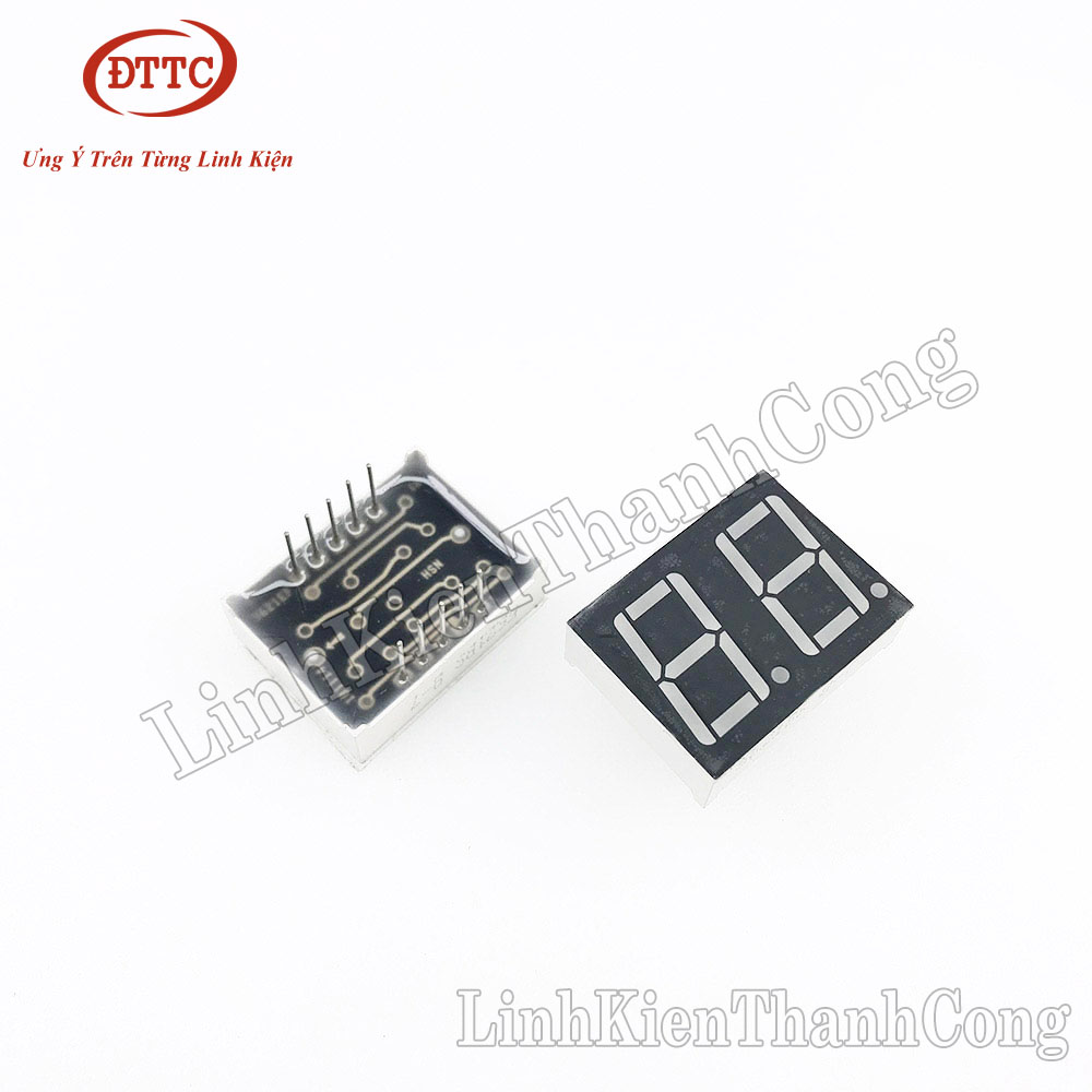 LED 7 thanh 0.56inch 1 Số, 2 Số, 3 Số, 4 Số Màu Đỏ (Anot chung, Katot Chung)