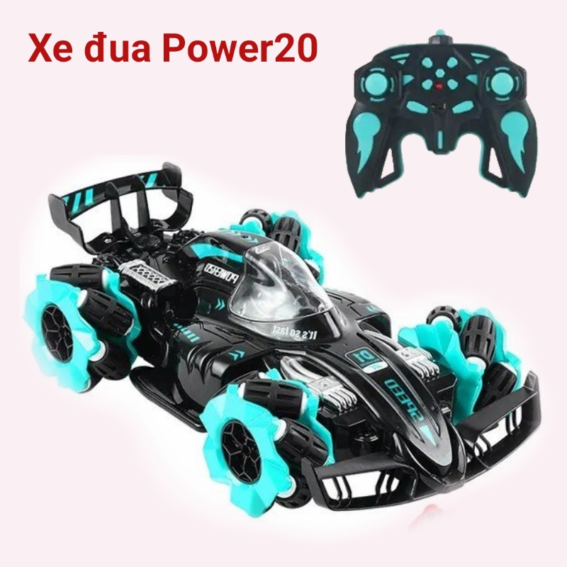 Xe đua điều khiển power20 tốc độ cao phun sương