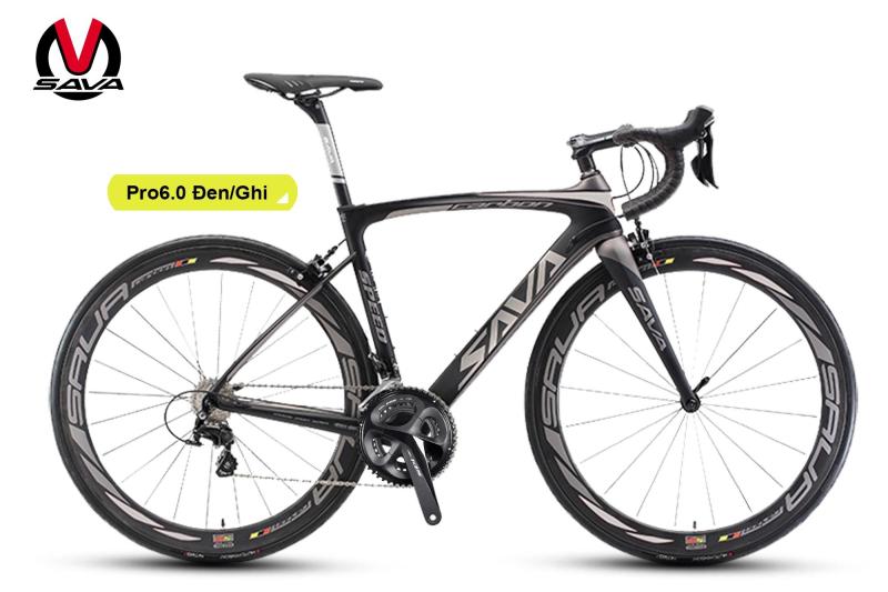 Phân phối Xe Đạp Đua ĐỨC SAVA Pro6.0, Toàn bộ xe full carbon cao cấp TORAY T800UD, Shimano 105-R7000 22 tốc độ, yên Fizi:k, lốp Michenlin 700x25
