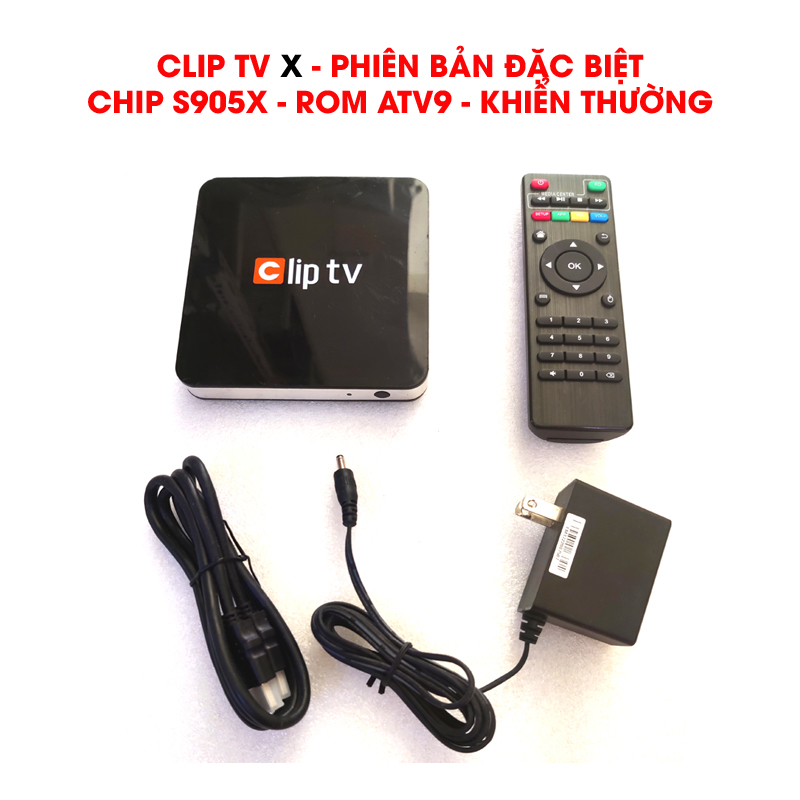 Android TV Box Clip TV thanh lý đầy đủ phụ kiện