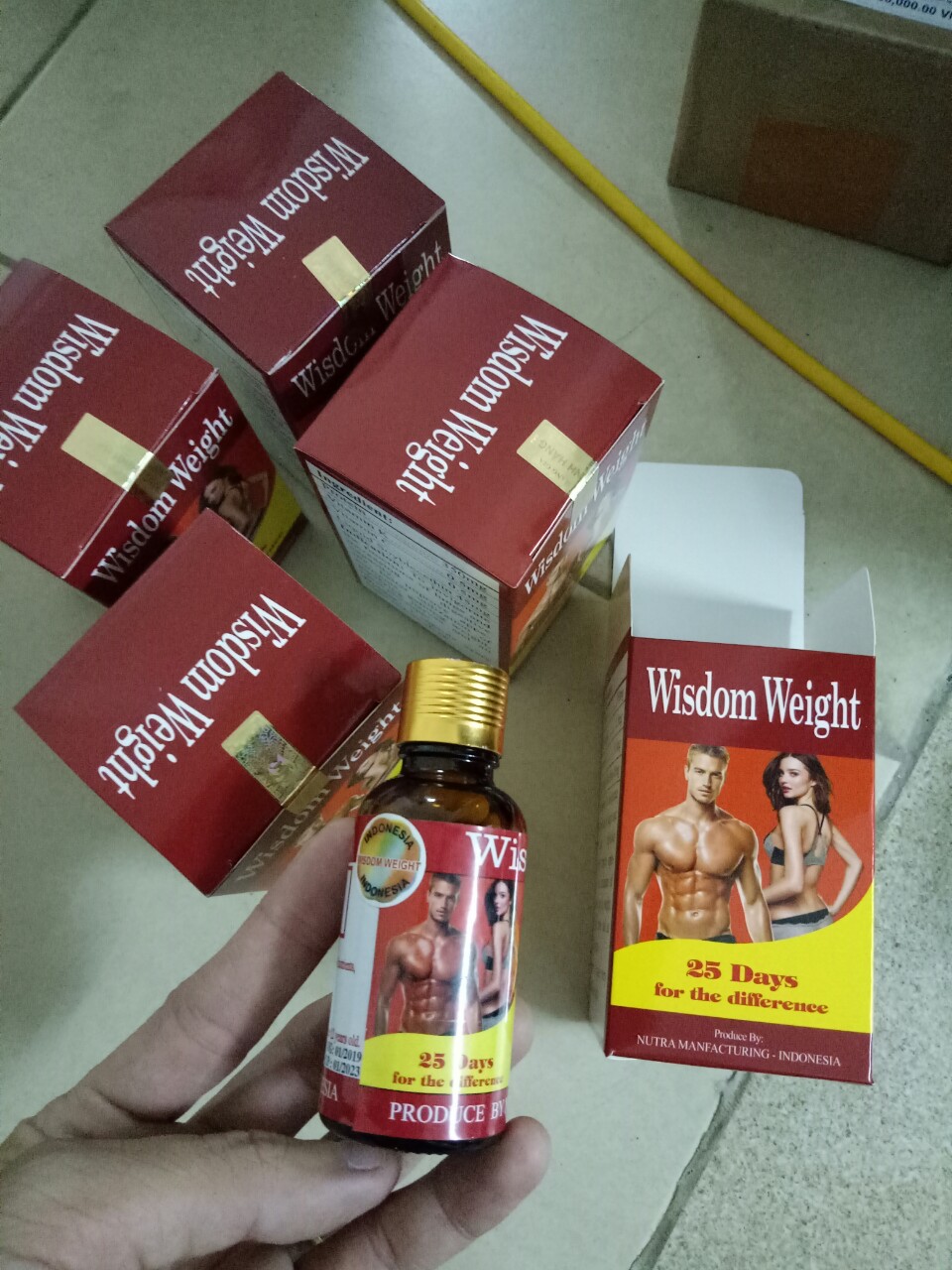 Combo 2 Hộp Tăng Cân và Cơ Bắp Wisdom Weight (Hộp 25 Viên)