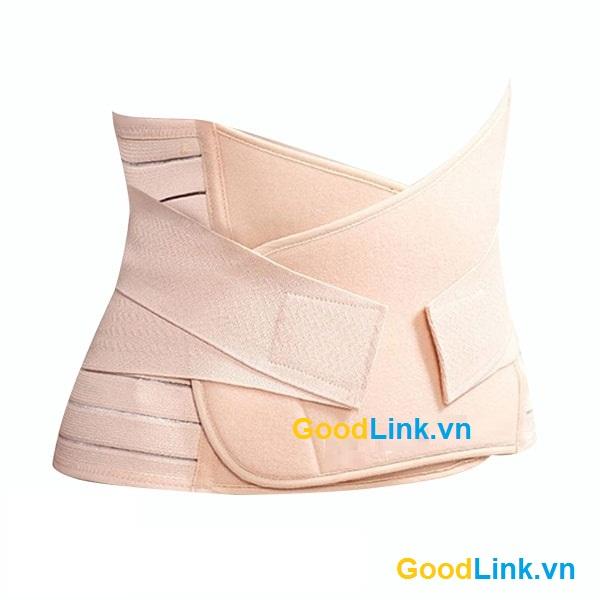 [HCM]Đai nịt bụng giảm mở làm thon eo Hàn Quốc 2 lớp cotton