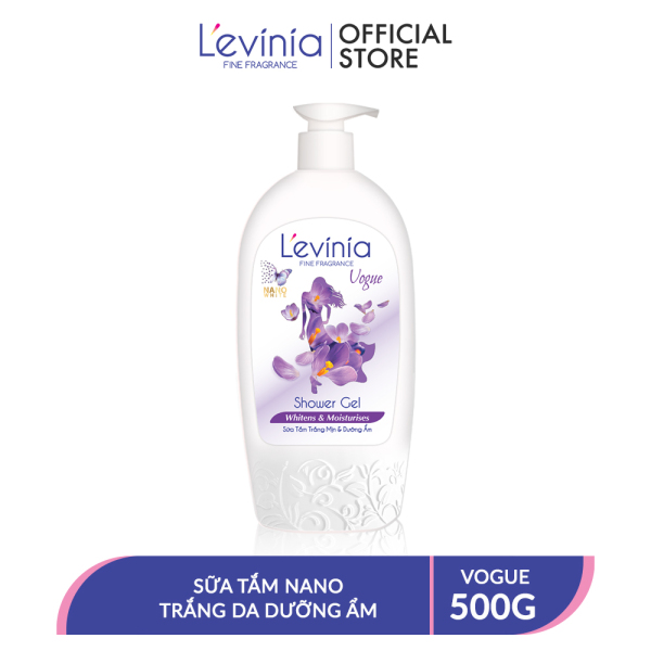 Sữa Tắm NANO Trắng Da Chống Nắng VOGUE Levinia 500ml