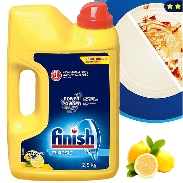 Combo Bột rửa bát finish 2.5kg+Muối rửa chén finish 1.2kg+nước bóng 400ml