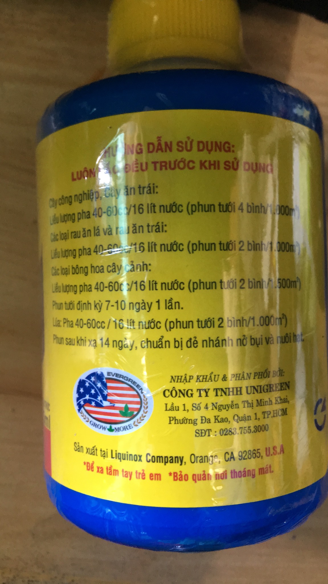 Phân bón lá cao cấp vitamin B1 Start chai 235ml