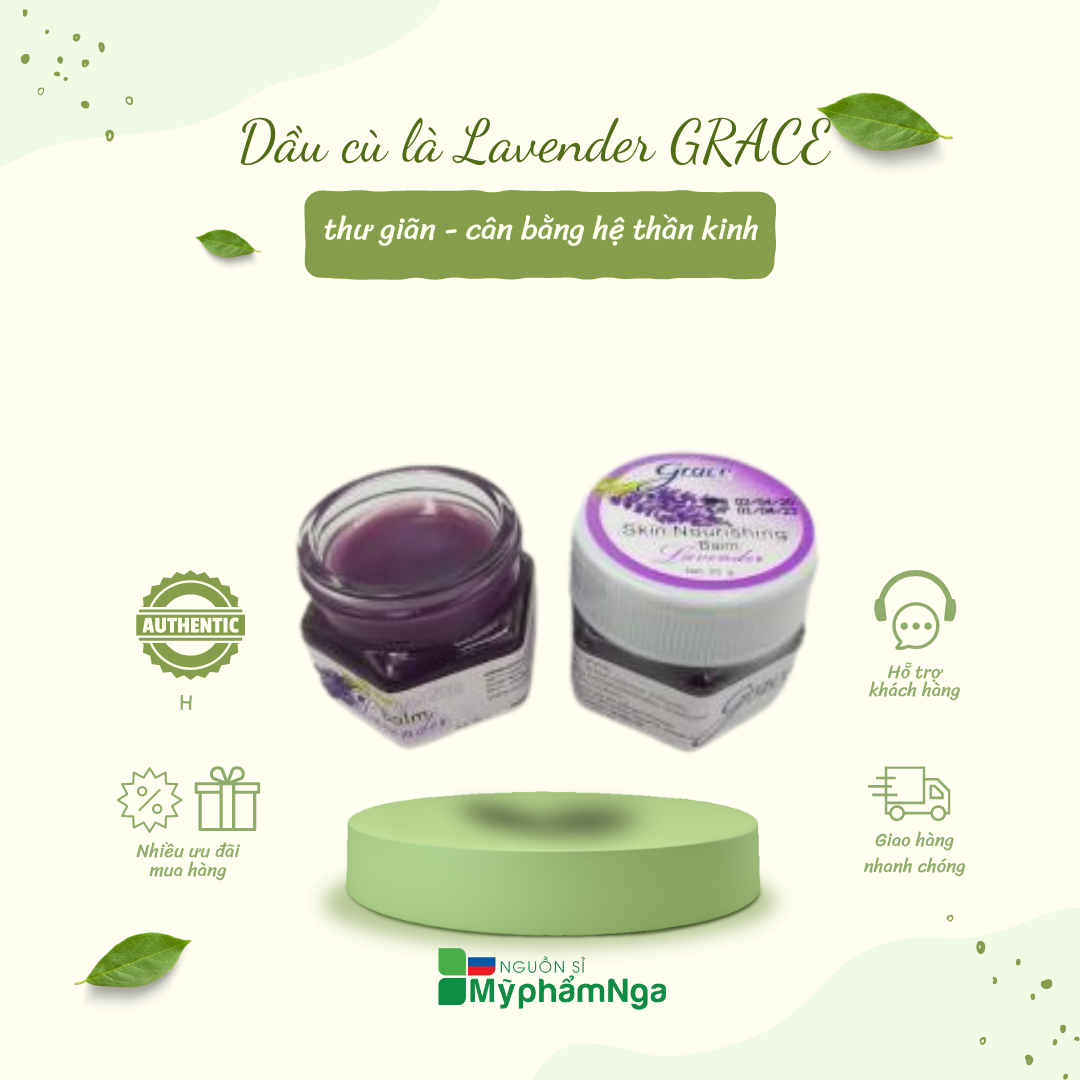 Dầu cù là Lavender GRACE Thái lan thảo dược