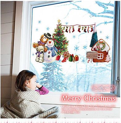 Combo 2 tấm decal dán tường Noel 5 BINBIN PK369
