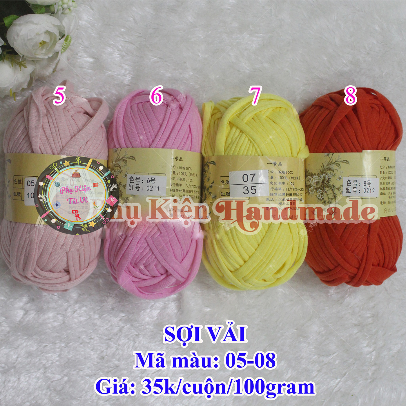 Sợi Vải (45K/cuộn/100gram)
