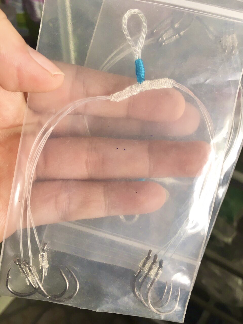 [Nho Câu Cá] Lưỡi câu cá chùm nho 4 Lưỡi cước dù ( Nhiều Size )
