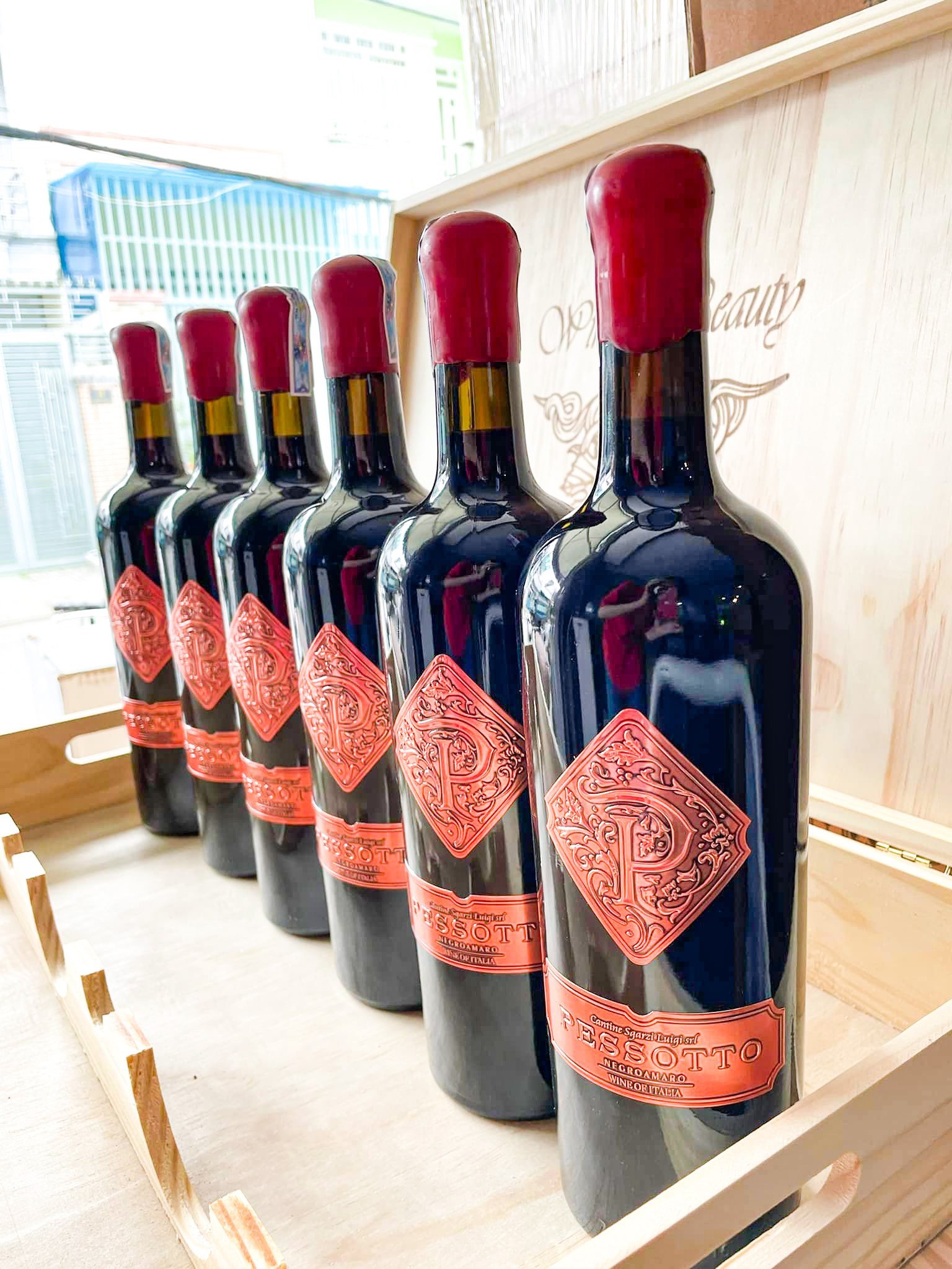 Vang Ý PESSOTTO - Negroamaro 16%