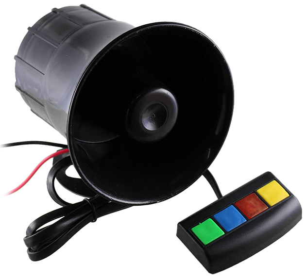 Còi hú báo động 4 âm thanh - 12 v