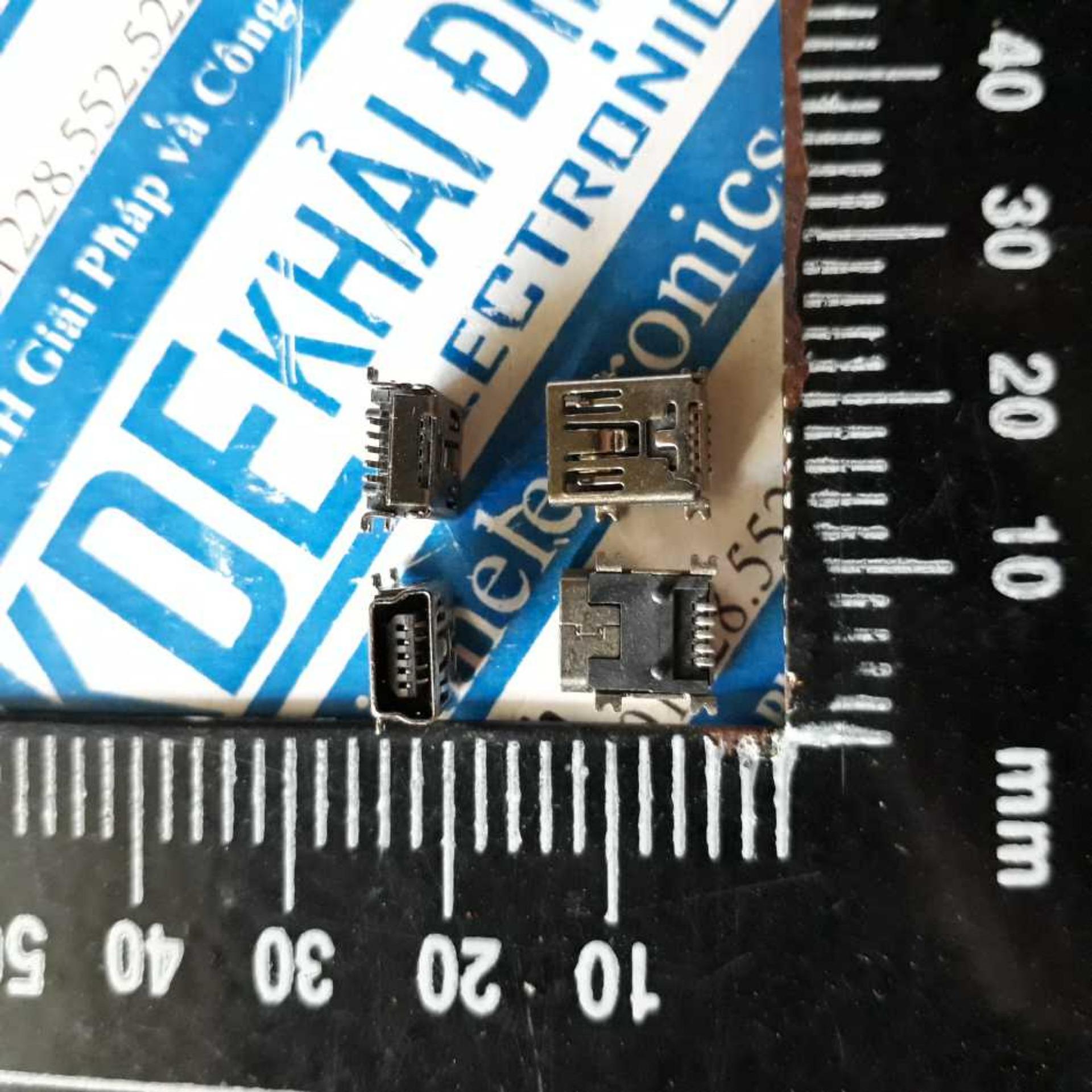 20 cái đầu jack miniusb cổng cái 5p chân dán trụ dán kde2757