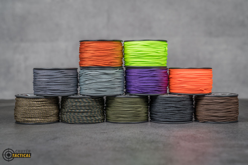 HCMDây dù sinh tồn 46kg Micro Cord 118mm- 125 38 mét - made in USA
