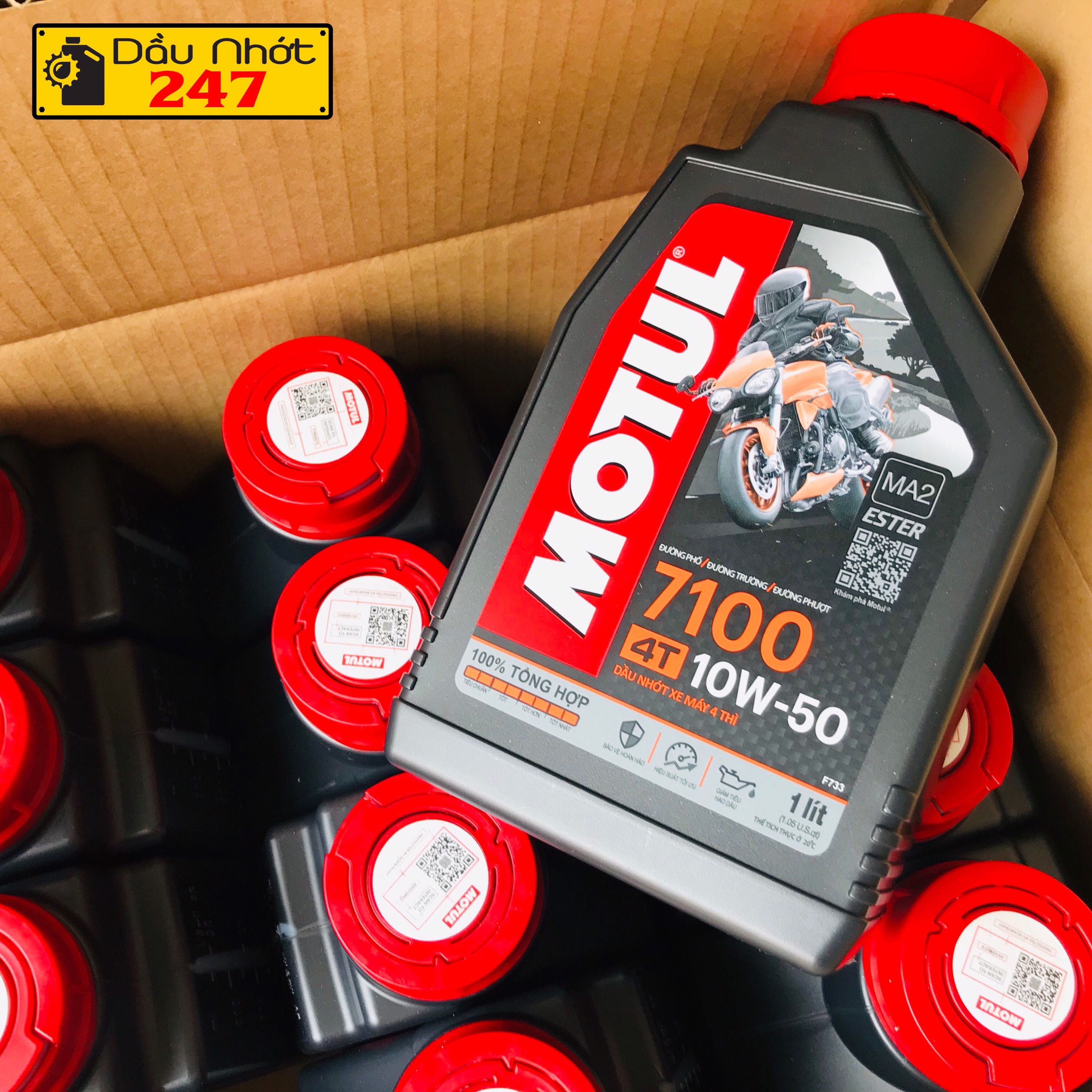 Dầu nhớt Motul 4T 7100 10w50