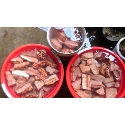 1kg Hà thủ ô nguyên miếng đã sơ chế .