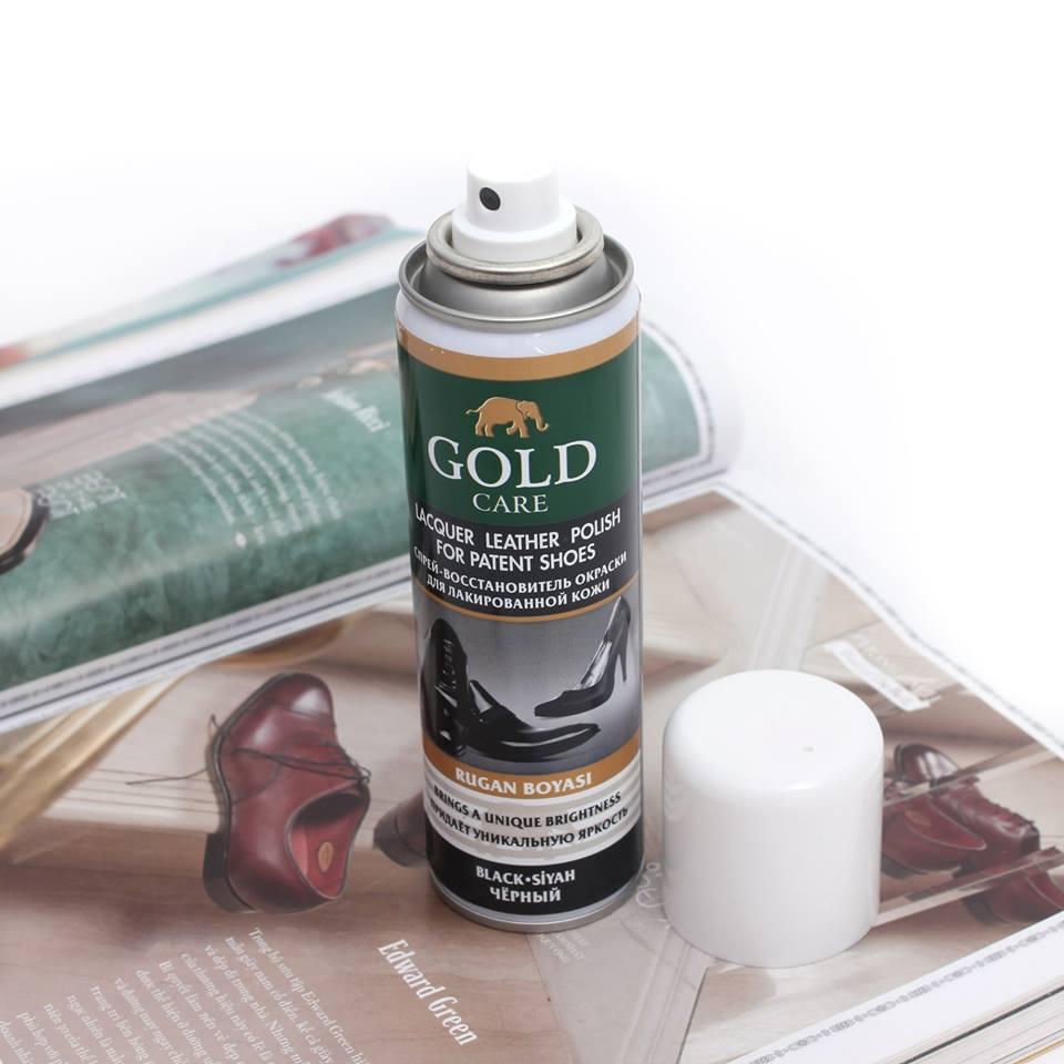 Bình Xịt Đánh Bóng Giày Da GoldCare GC3006 150ml