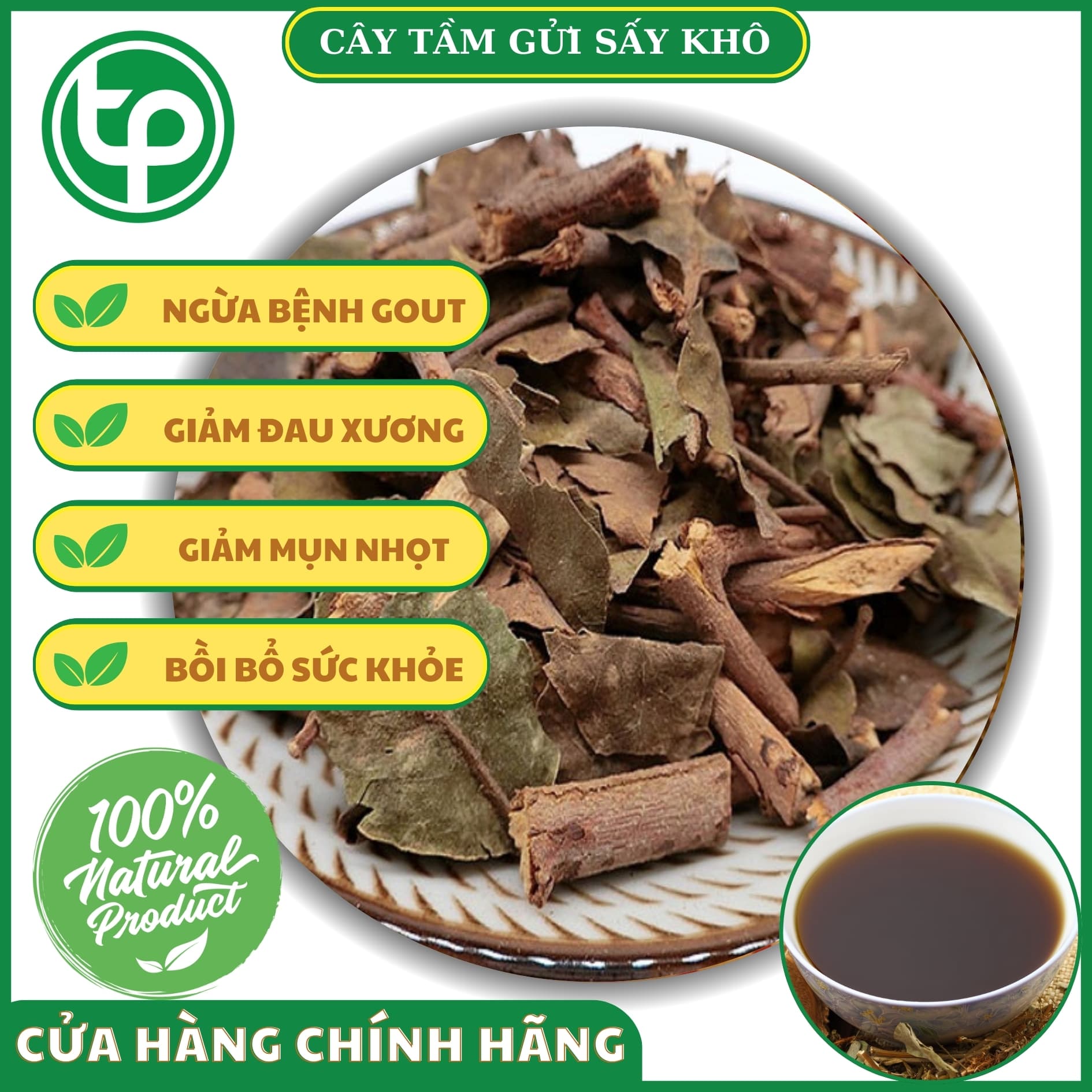 [Hàng mới về] Tầm gửi khô 500g - Tấn phát