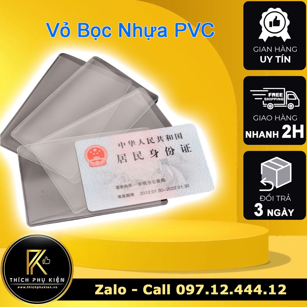 Vỏ bọc - túi đựng bằng lái xe cccd - cmnd - thẻ học sinh - thẻ atm - giấy tờ