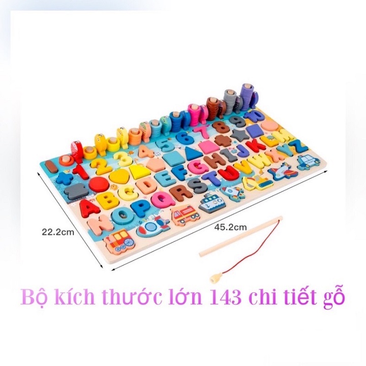Đồ wooden toy 6 in 1