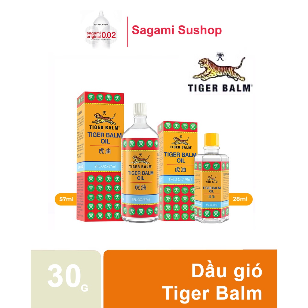 Dầu gió con cọp Tiger Balm 57ml  và  28ml