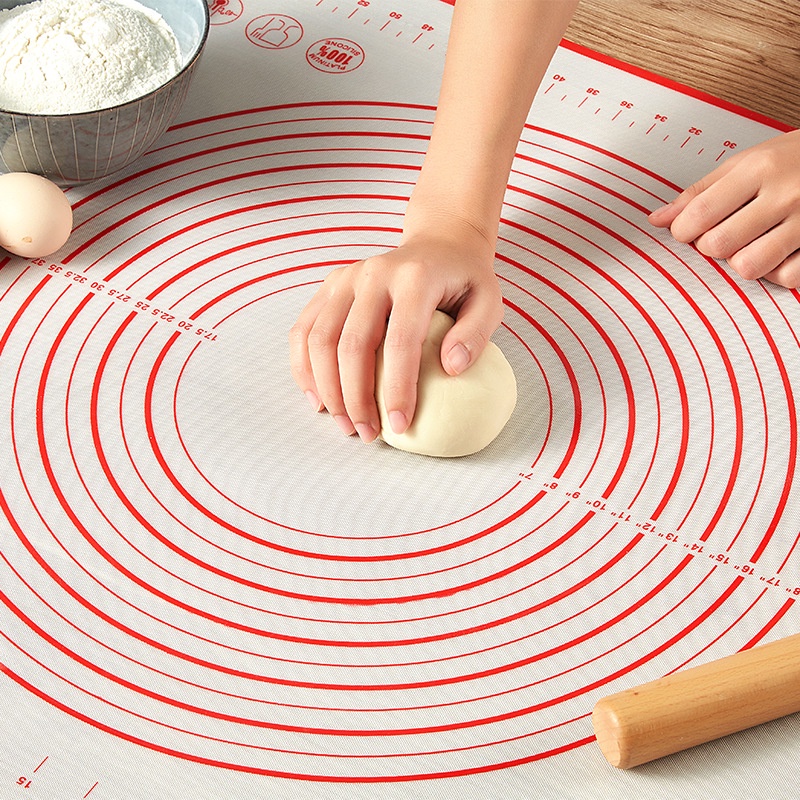 Tấm lót nhào bột làm bánh macaron bằng silicone chống dính